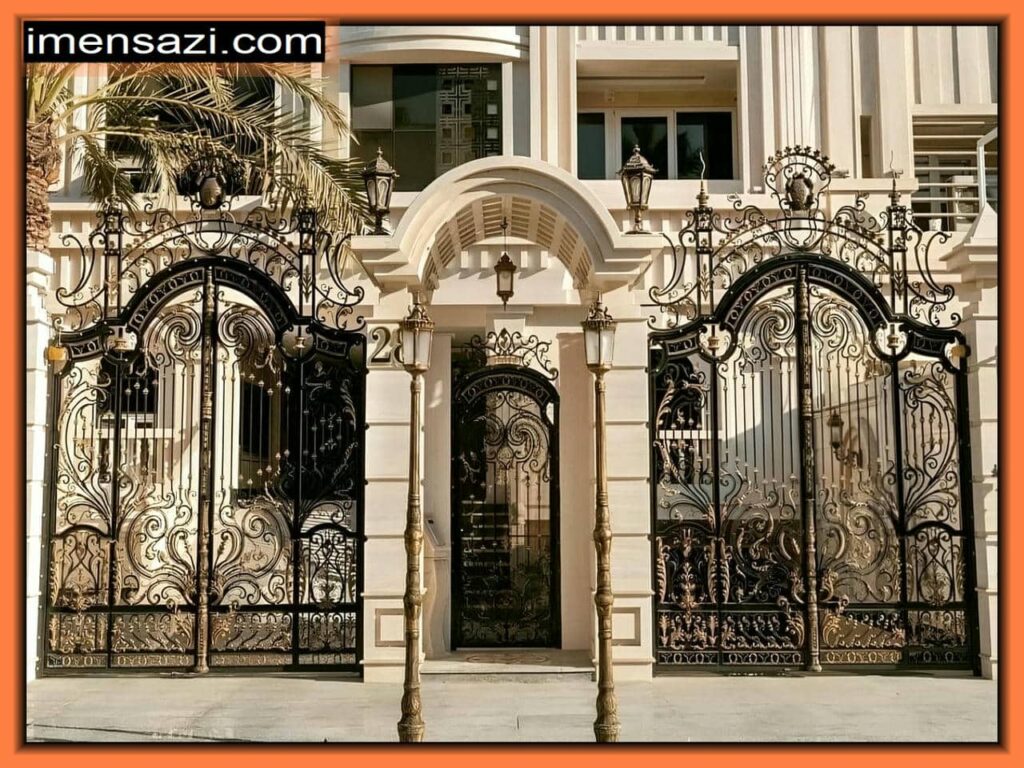درب فرفورژه فلزی