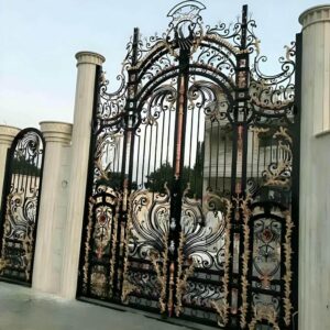 elysee - door - wrought - iron - eb طراحی و ساخت درب پارکینگ