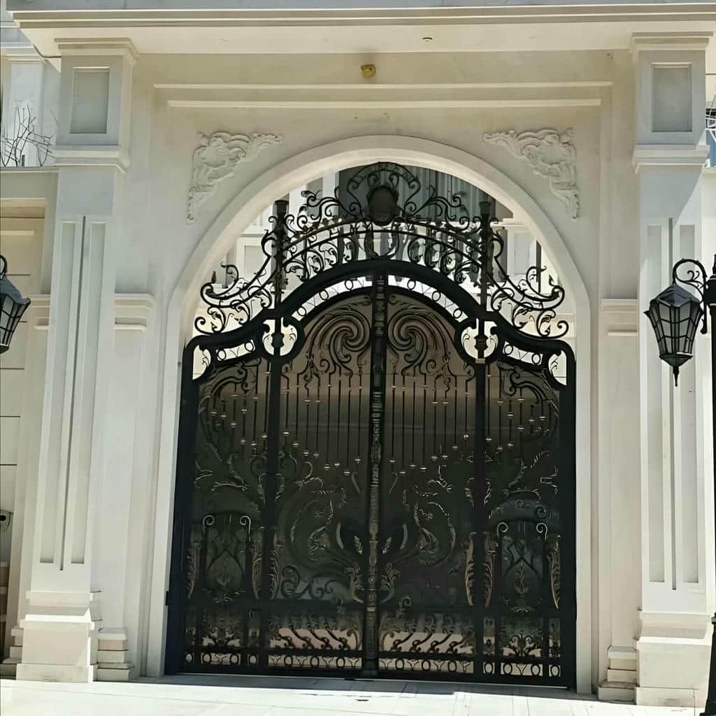 elysee-door-wrought-iron-q خرید درب حیاط آهنی
