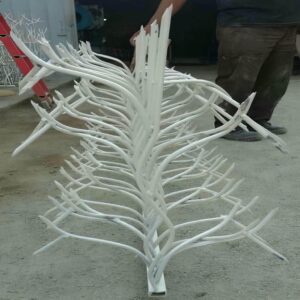 fence - wall - protection - deer - antler - spear - dh حفاظ شاخ گوزنی چیست