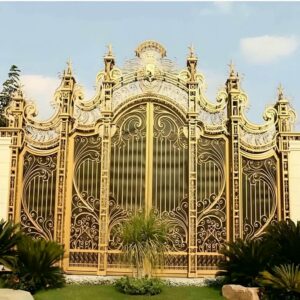 villa - door - wrought - iron - ef درب باغی ویلایی لاکچری