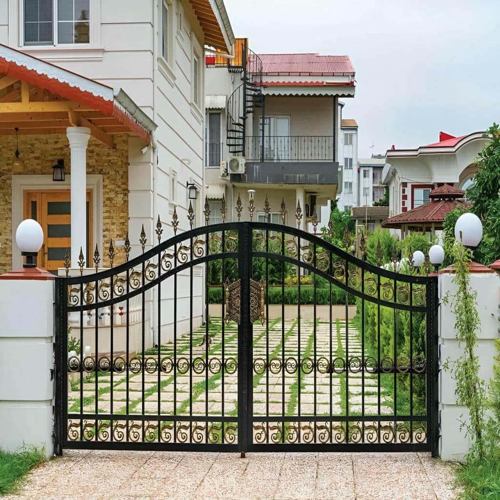 درب کوتاه ویلایی 8 درب ویلایی کوتاه با طراحی فرفورژه