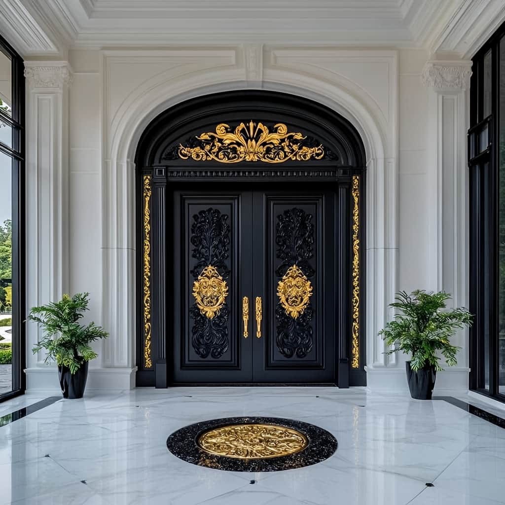 درب حیاط در ملارد