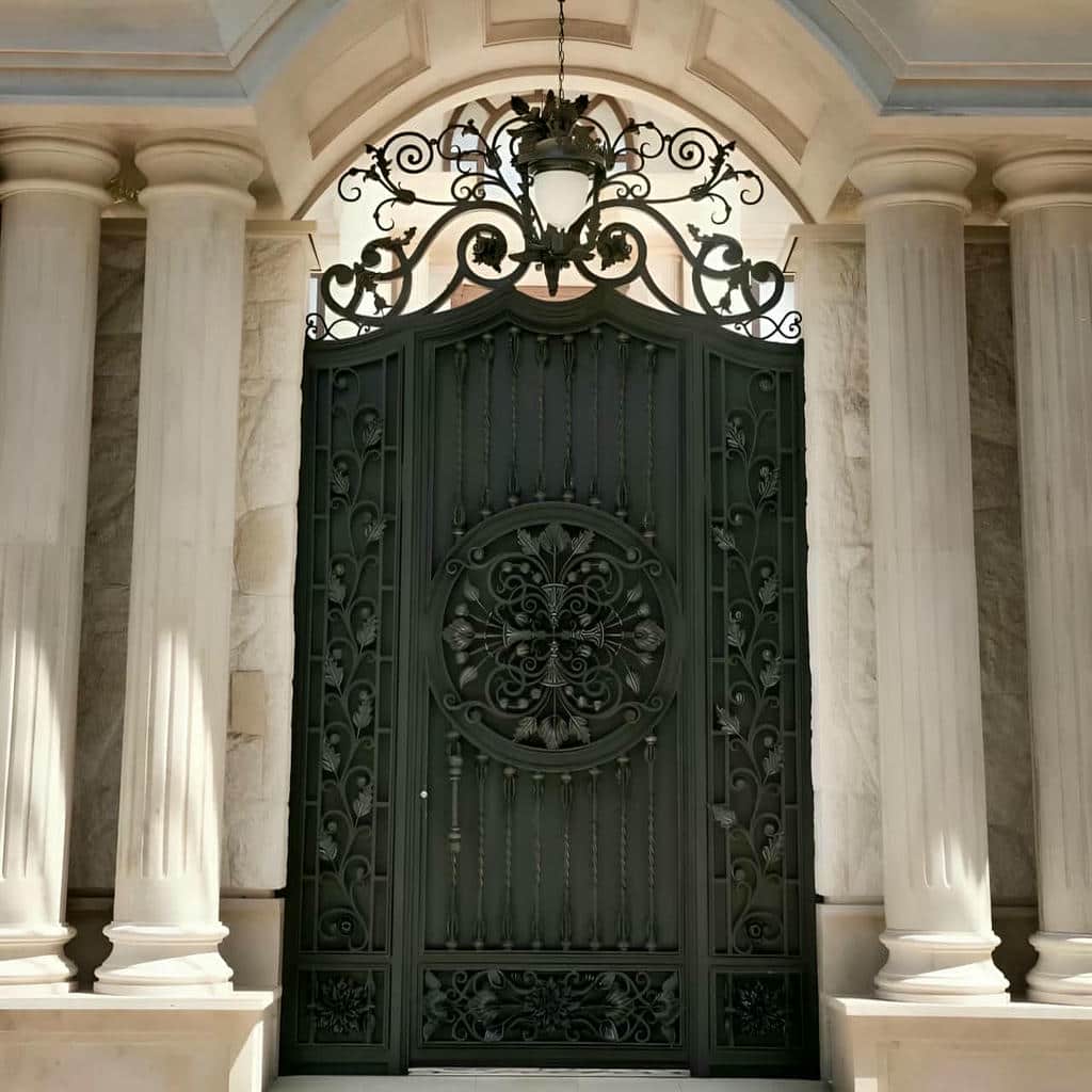 خرید درب حیاط دو لنگه در ساری