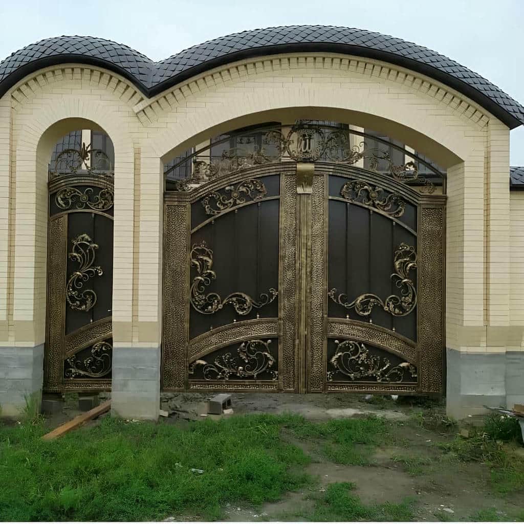 کارخانه درب حیاط پروفیل سنگین در اصفهان