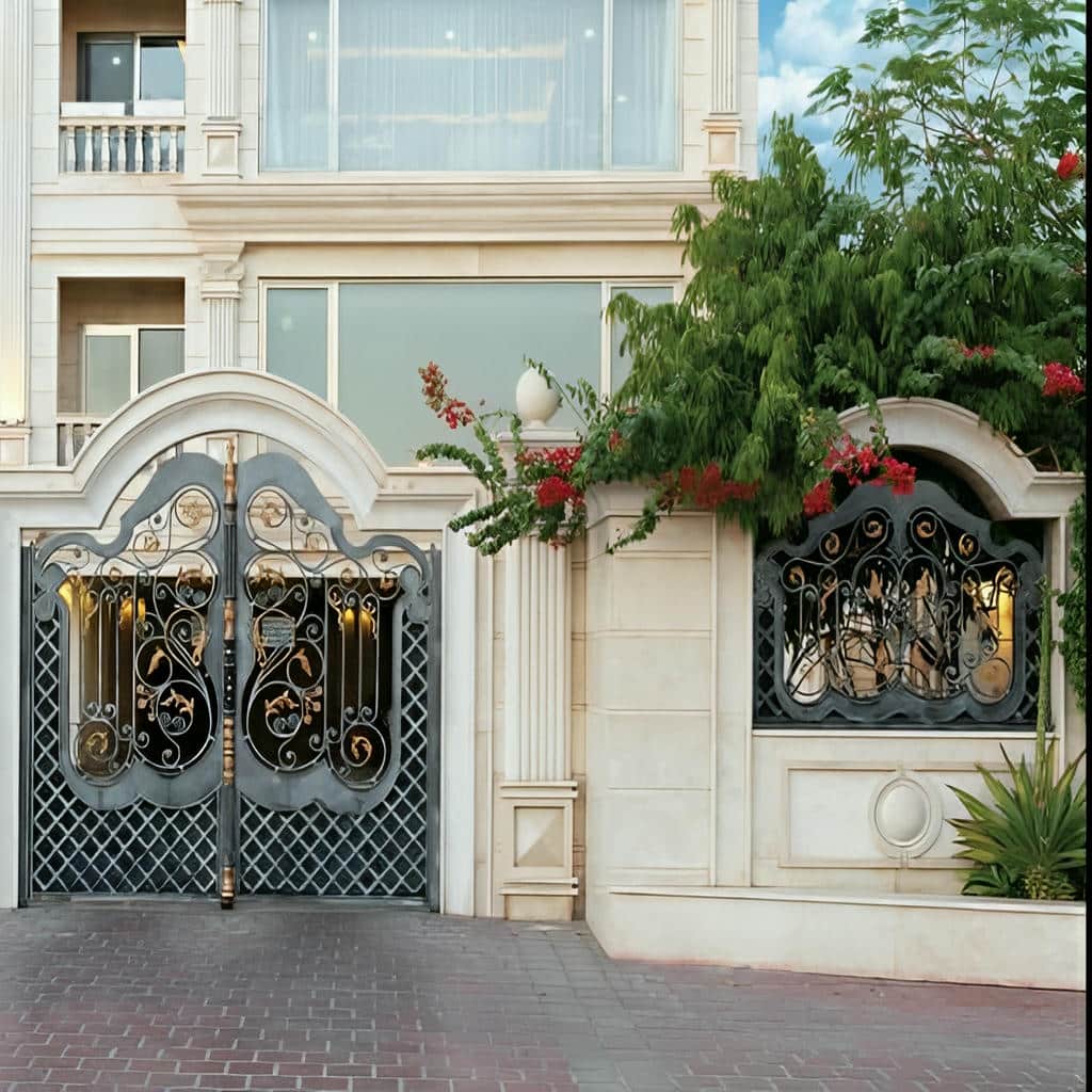 قیمت درب حیاط فرفورژه کلاسیک در فردیس کرج