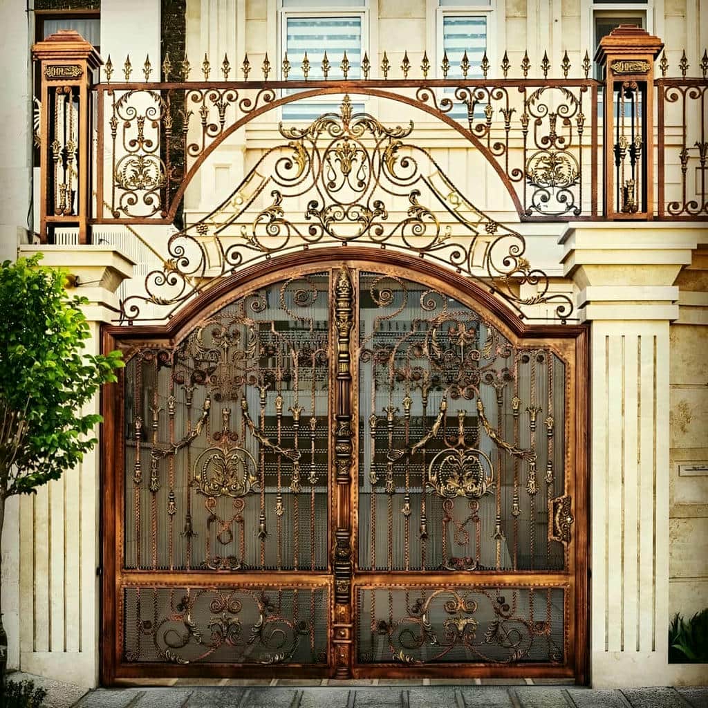 کارخانه درب حیاط پروفیل سنگین در شیراز