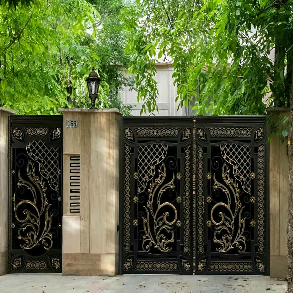 کارخانه درب حیاط پروفیل سنگین در مریوان