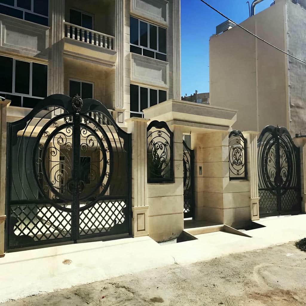 خرید درب حیاط مدرن ساده در ملارد