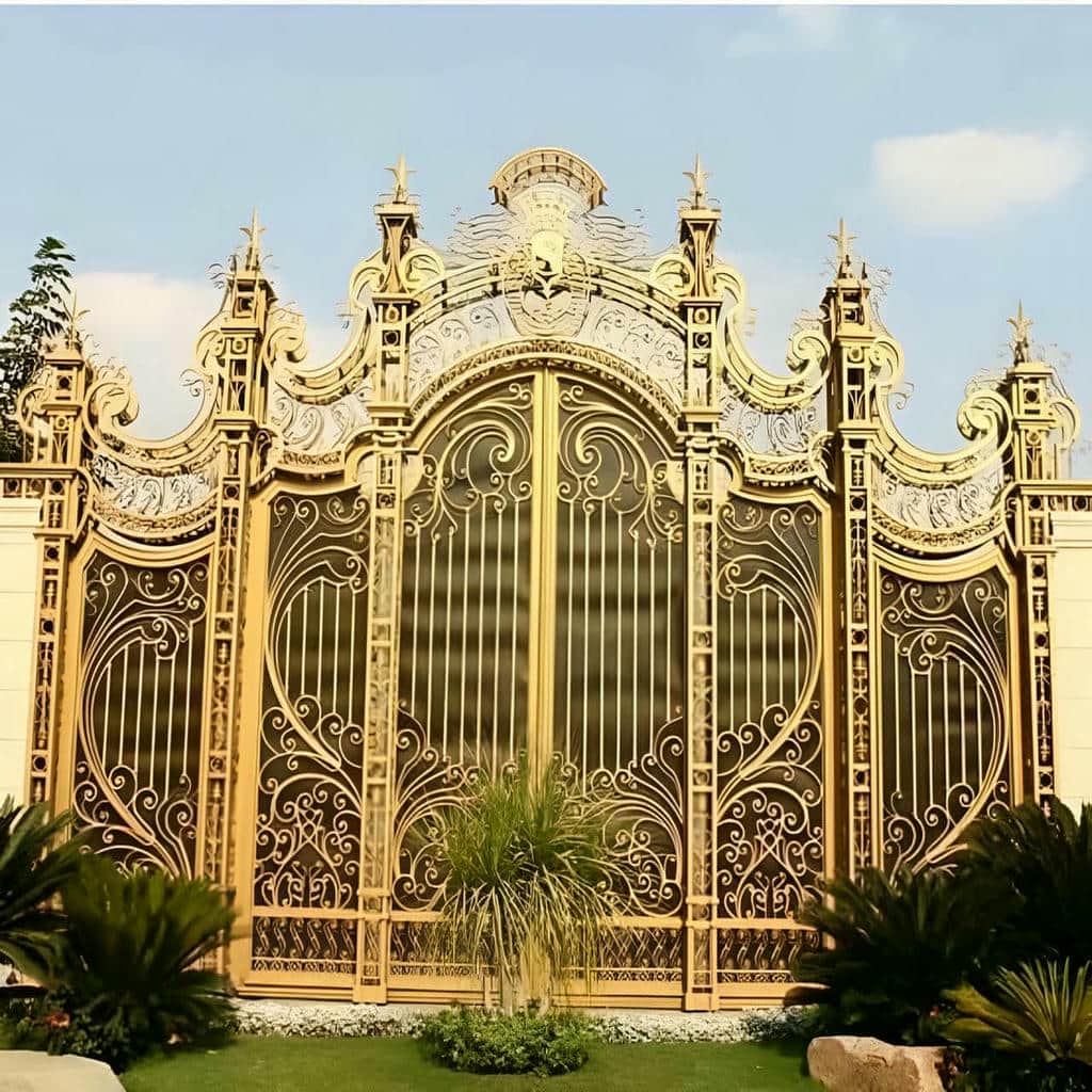 خرید درب حیاط مدرن ساده در نسیم شهر