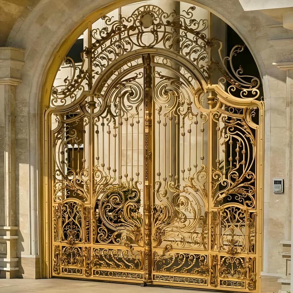 قیمت درب حیاط فرفورژه کلاسیک در قزوین