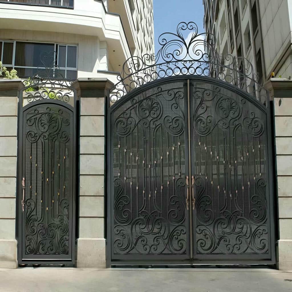 خرید درب حیاط مدرن ساده در کرج