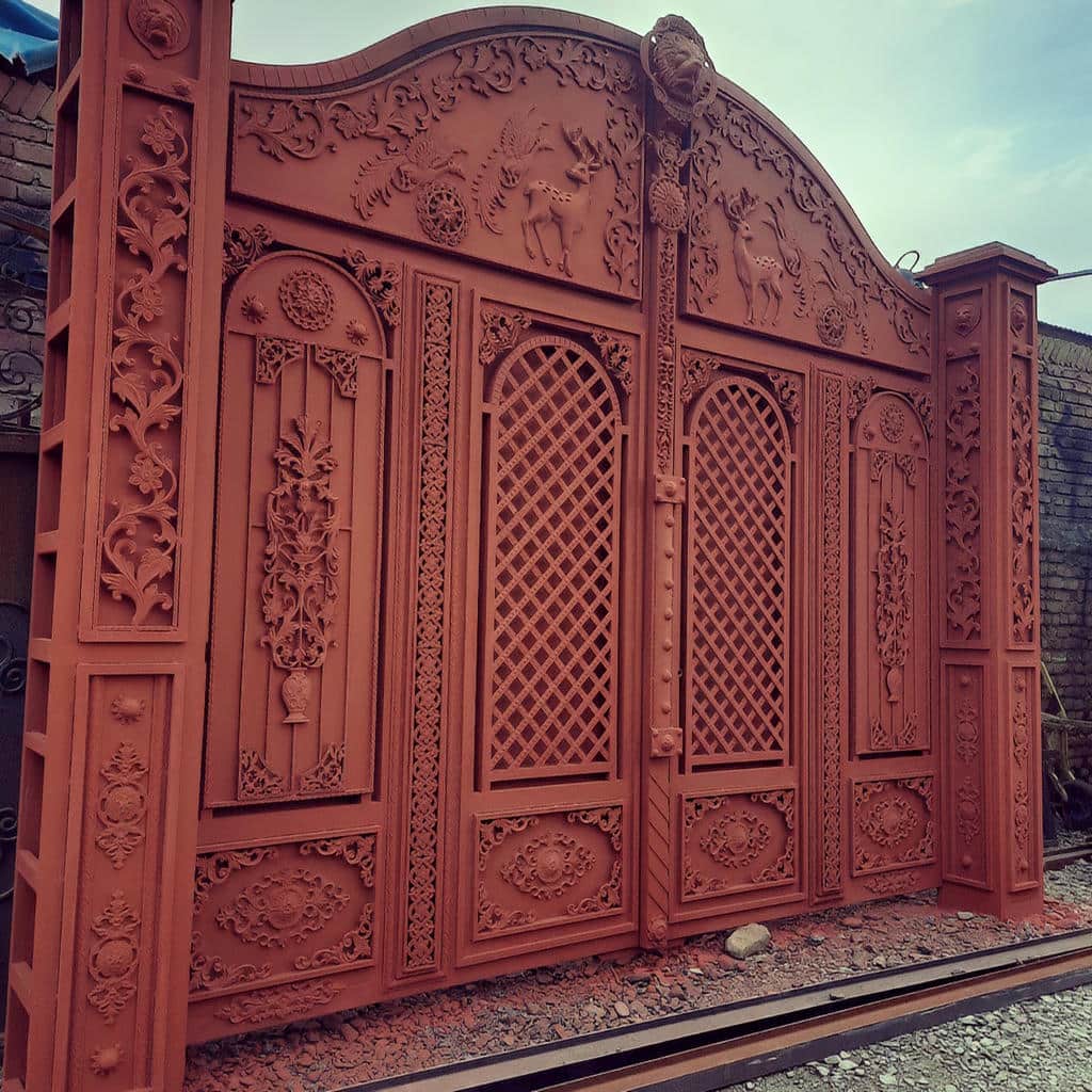 کارخانه درب حیاط یراق استاندارد در رفسنجان