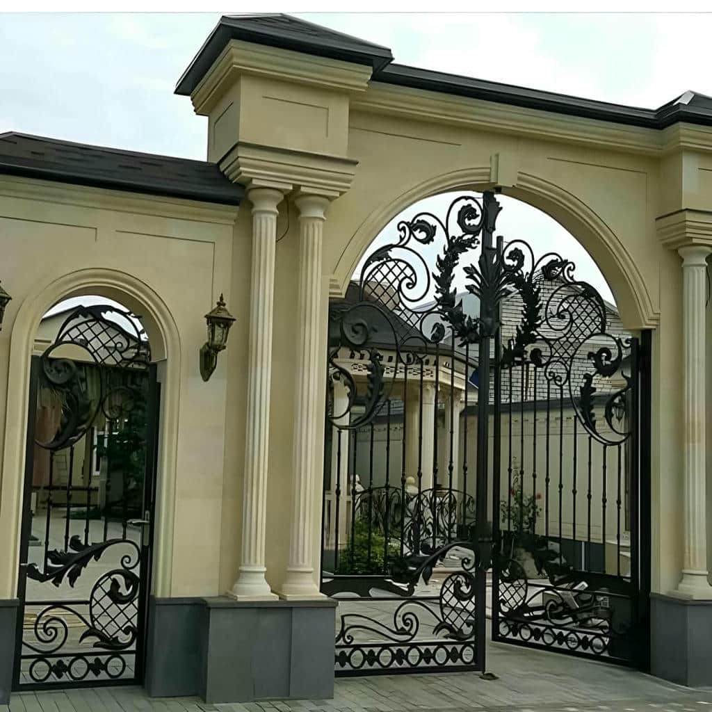 خرید درب حیاط دو لنگه در شیراز