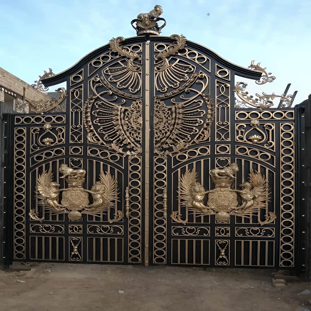 قیمت درب حیاط یراق استاندارد در گرگان