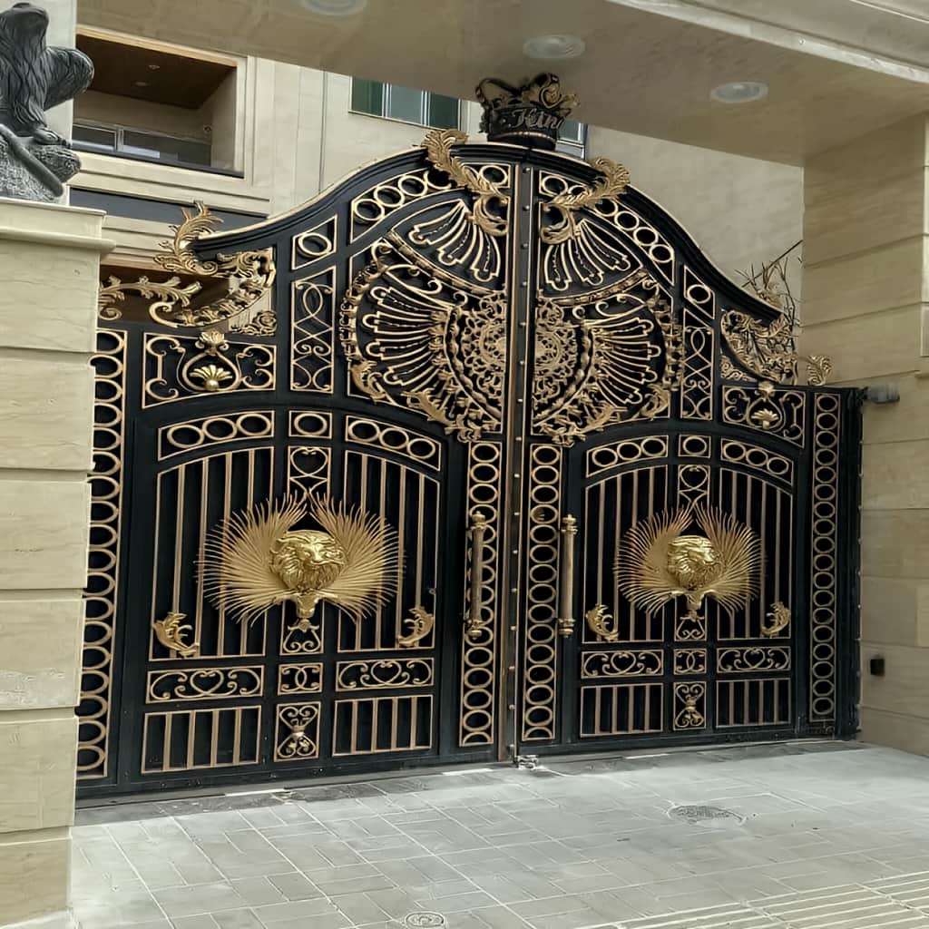 فروش درب حیاط مینیمال ساده در زاهدان