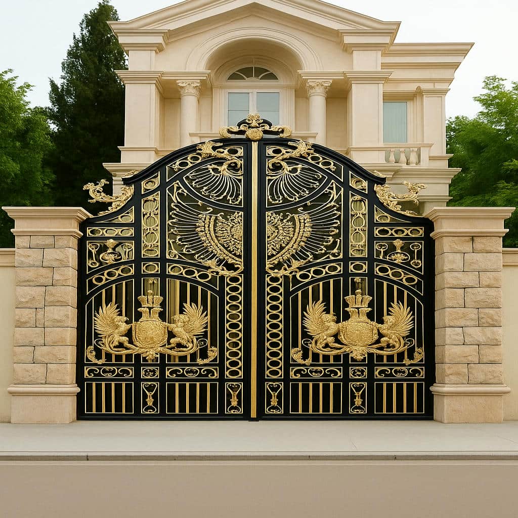 خرید درب حیاط دو لنگه در کرمانشاه