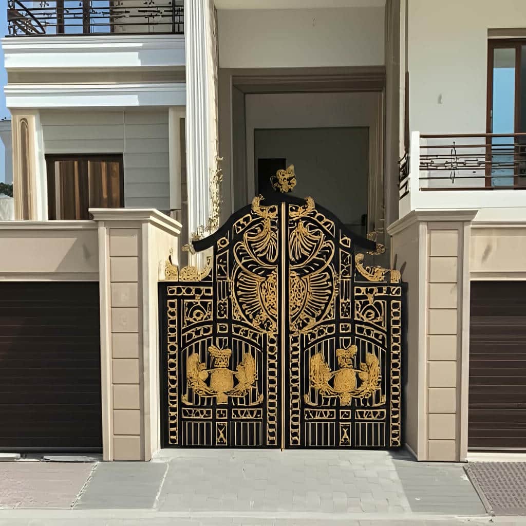 قیمت درب حیاط فرفورژه کلاسیک در فشم