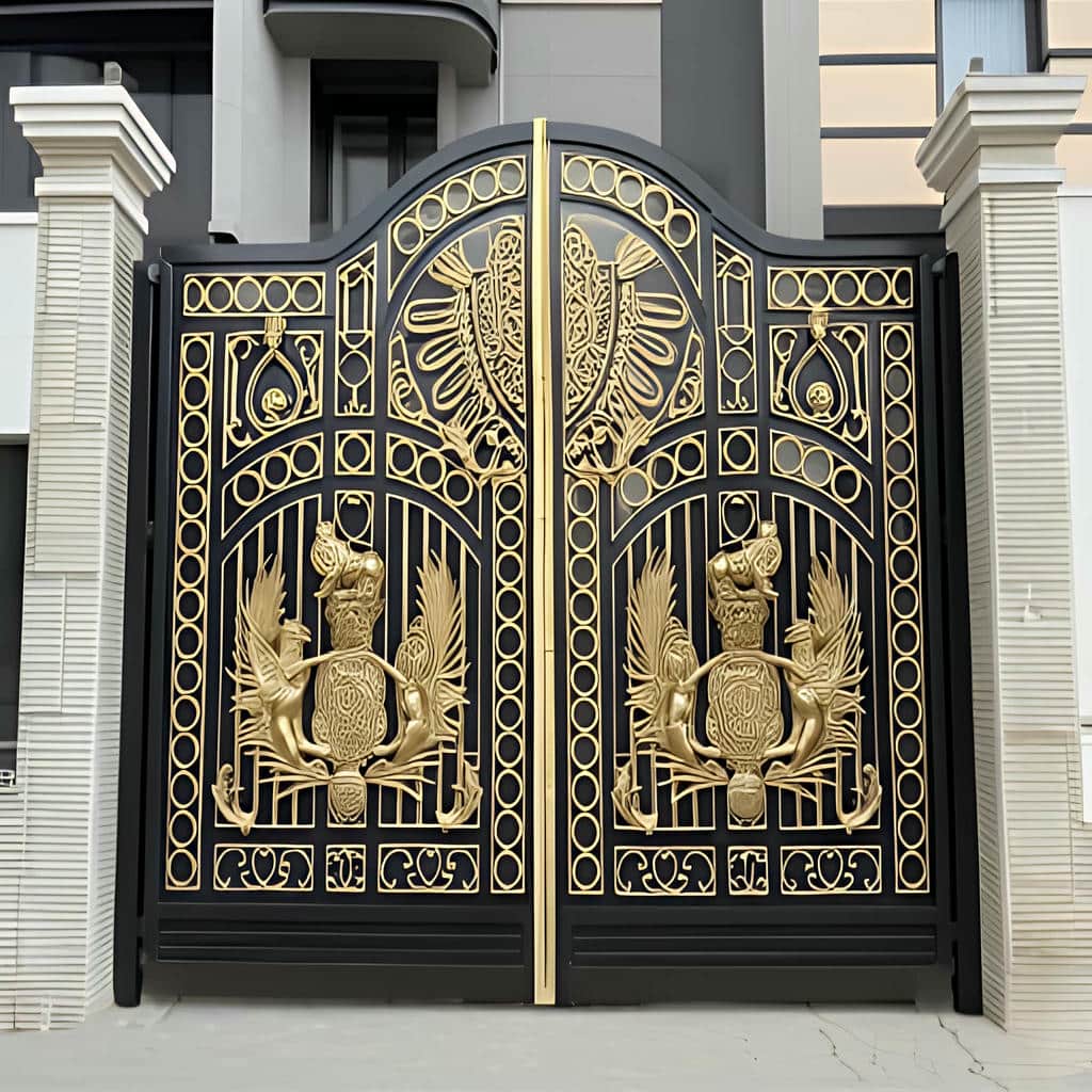 کارخانه درب حیاط پروفیل سنگین در شهریار