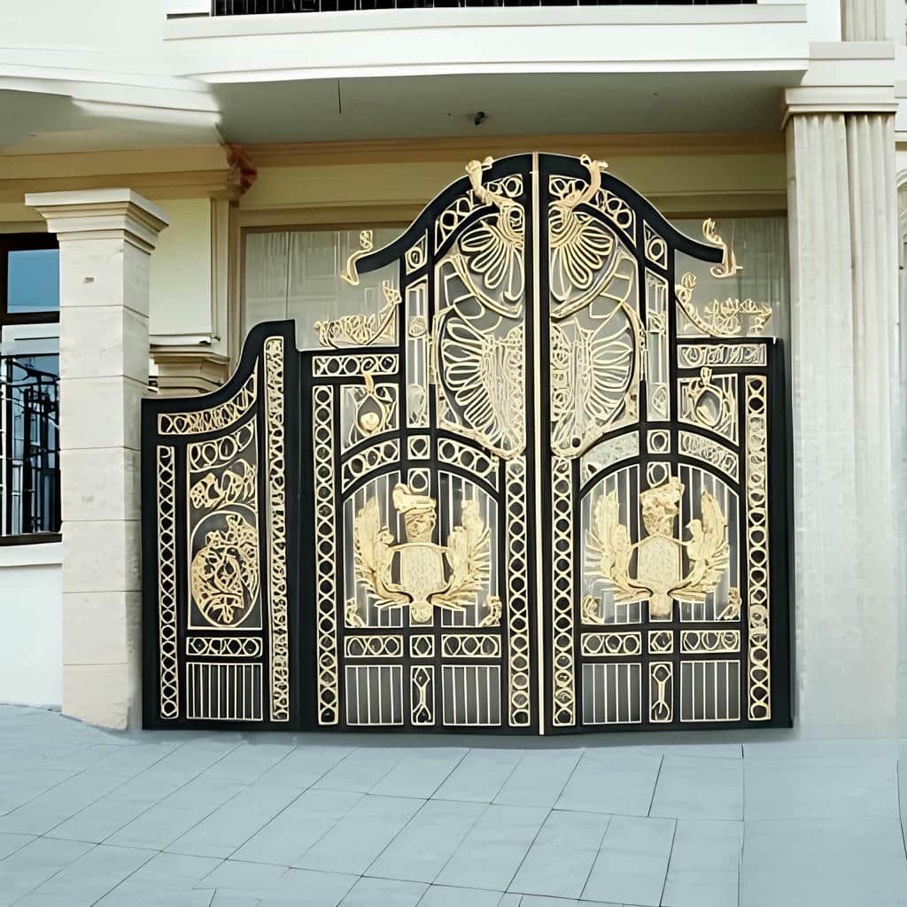 قیمت درب حیاط یراق استاندارد در کاشان