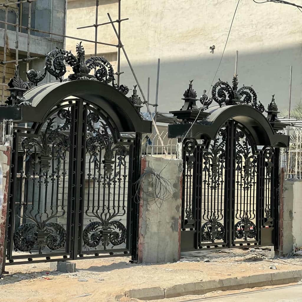 خرید درب حیاط رنگ کوره ای در یاسوج