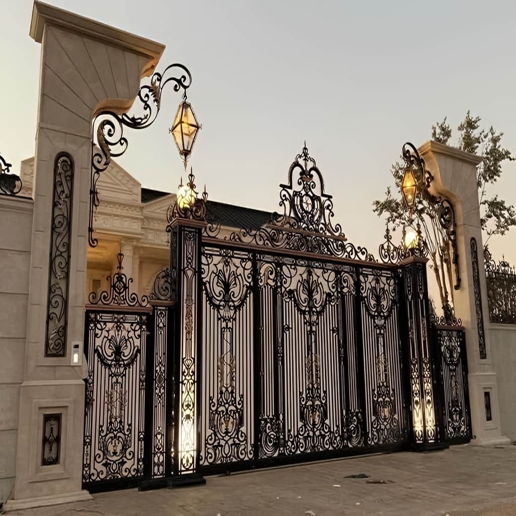 خرید درب حیاط رنگ کوره ای در آبسرد