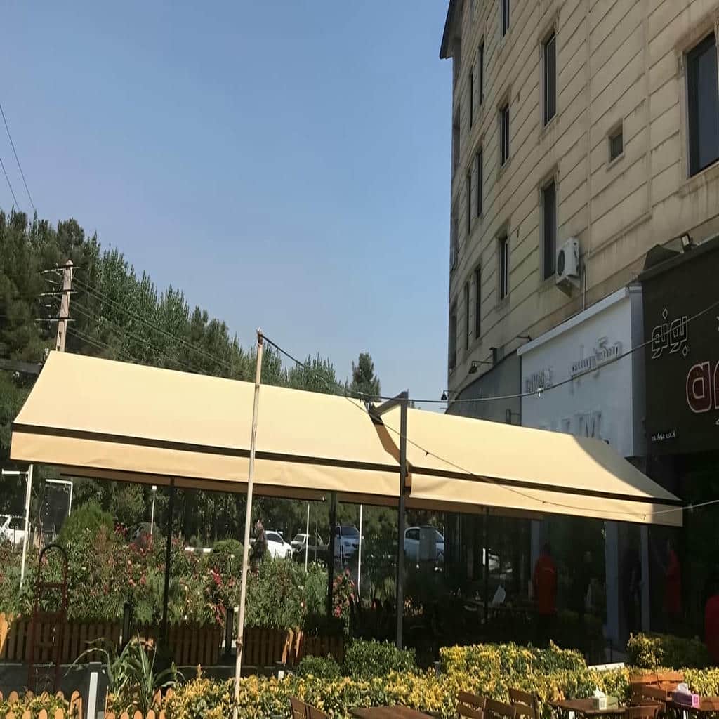 خرید سایبان برقی بازویی در گنبدکاووس
