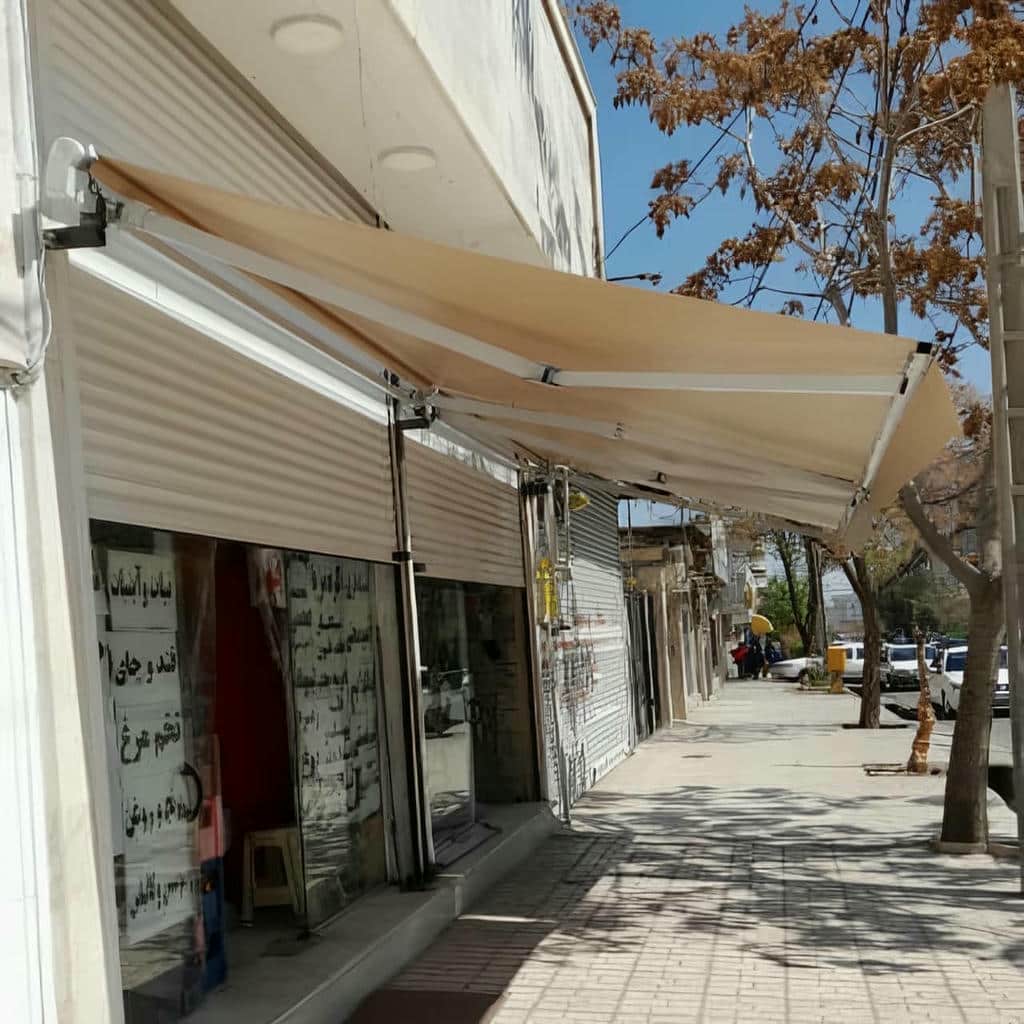 نصب سایبان برقی پارکینگ در گنبدکاووس