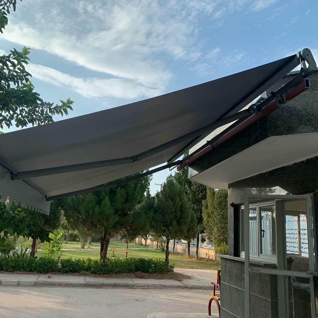 کارخانه سایبان برقی یراق استاندارد در کیش