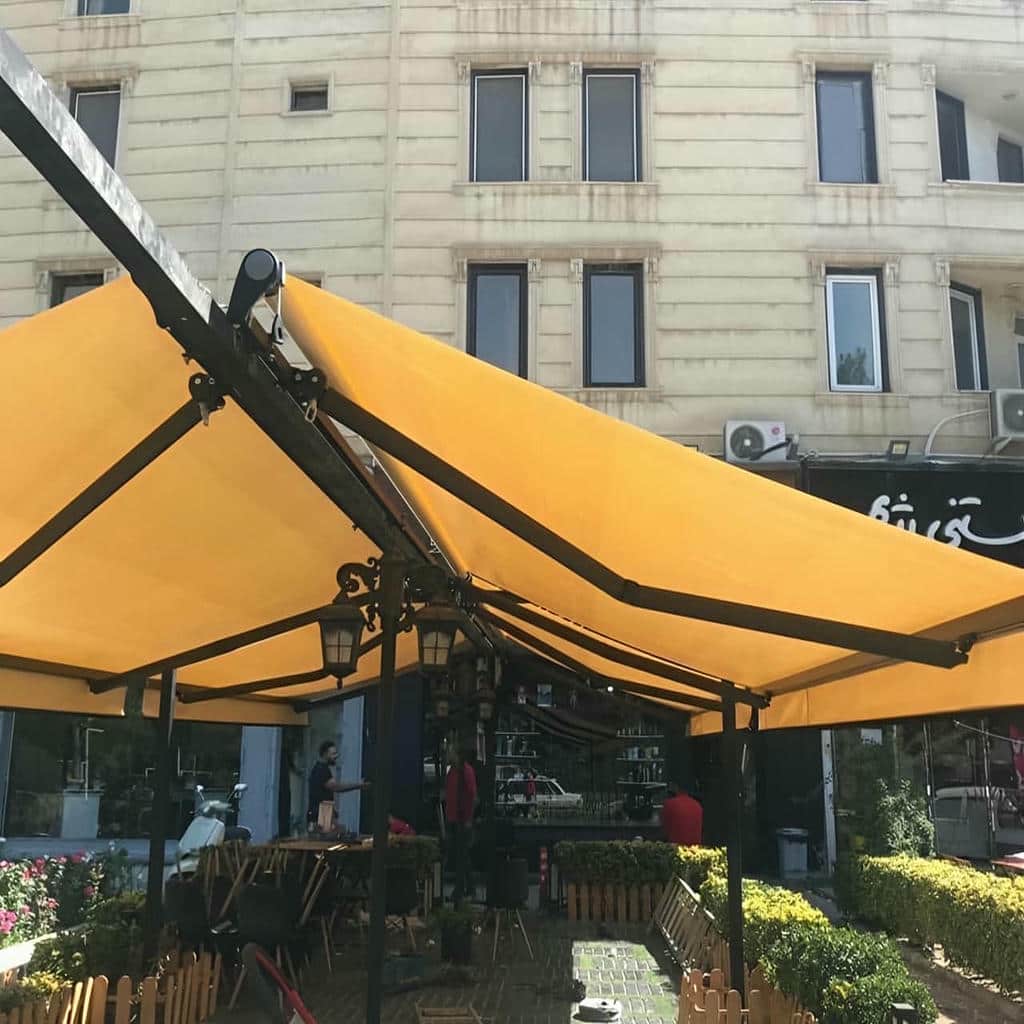 سایبان برقی در رامسر