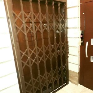 درب آکاردئونی حفاظ آپارتمان در استان مازندران