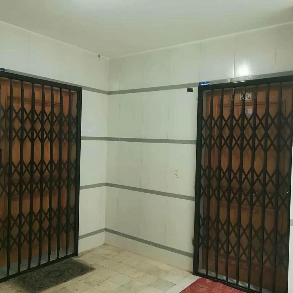 درب آکاردئونی حفاظ آپارتمان در پردیس