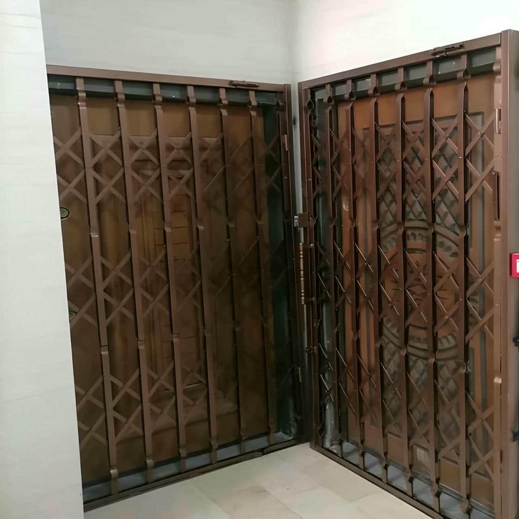 قیمت درب آکاردئونی حفاظ آپارتمان سه گل در سنندج