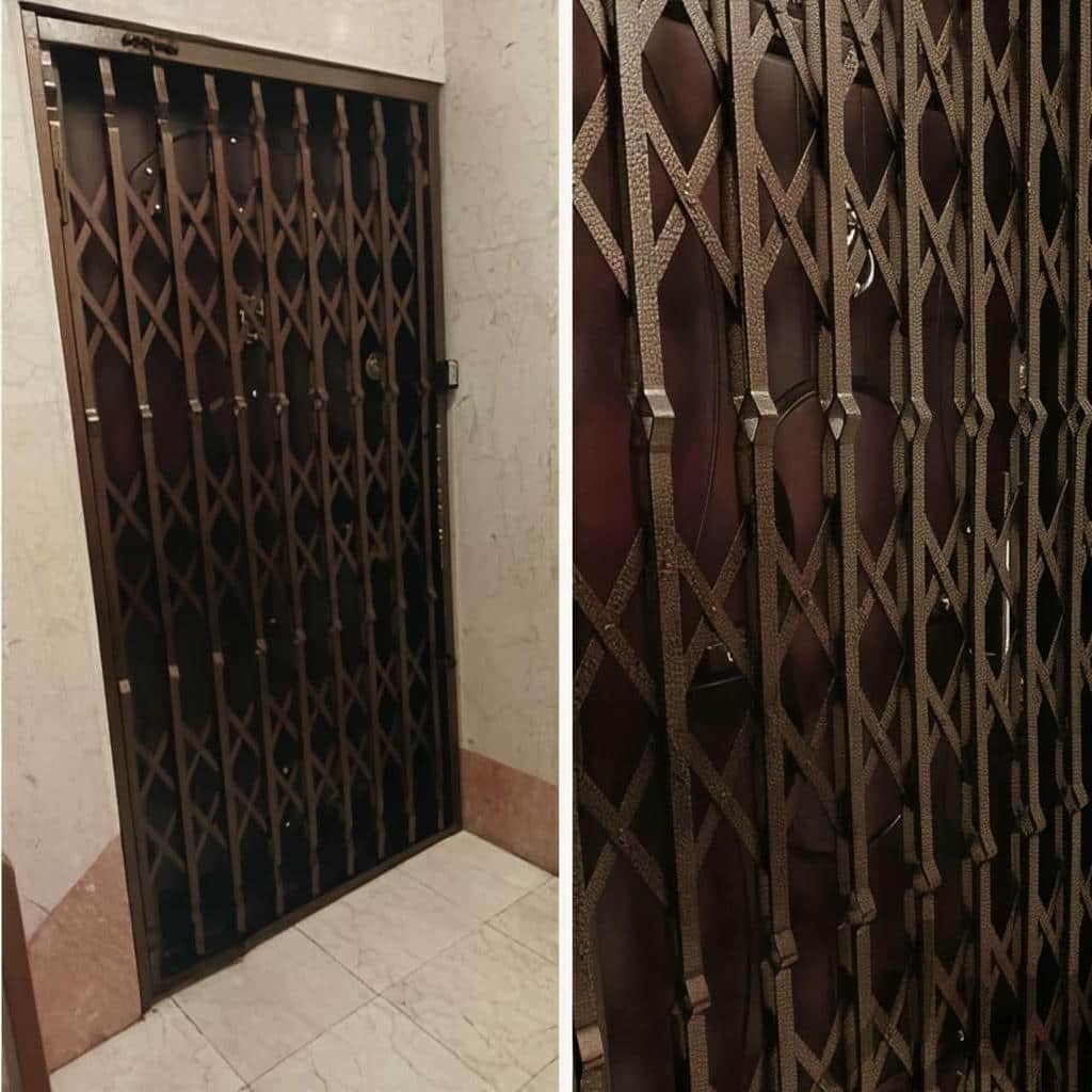 قیمت درب آکاردئونی حفاظ آپارتمان تسمه تقویتی در نوشهر