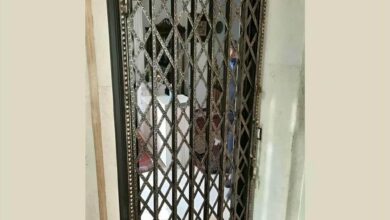 درب آکاردئونی حفاظ آپارتمان در کرمانشاه