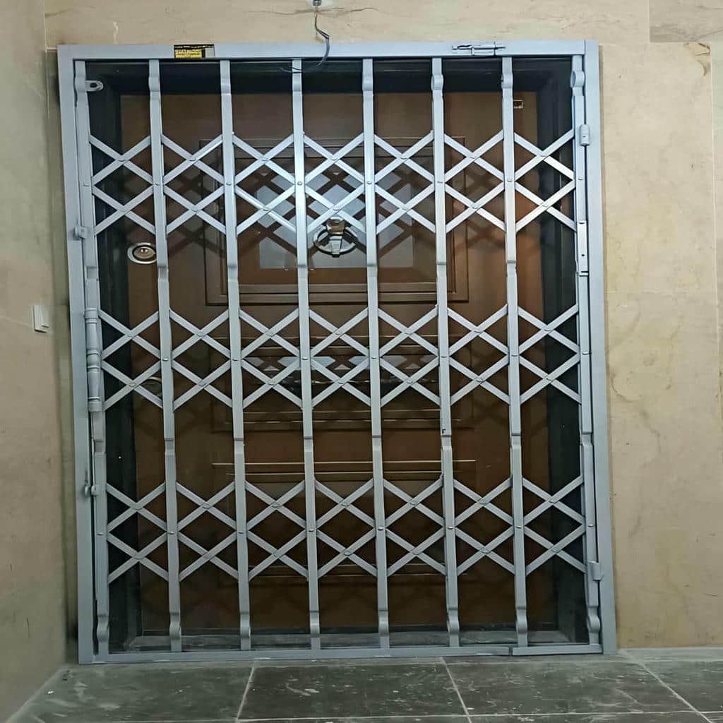 قیمت درب آکاردئونی حفاظ آپارتمان تسمه تقویتی در چابهار