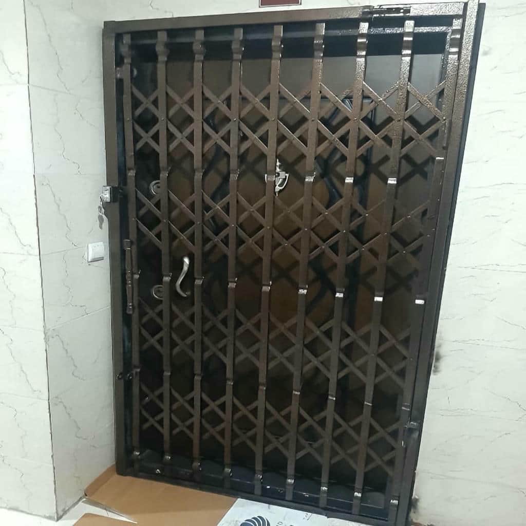 قیمت درب آکاردئونی حفاظ آپارتمان تسمه تقویتی در بابل