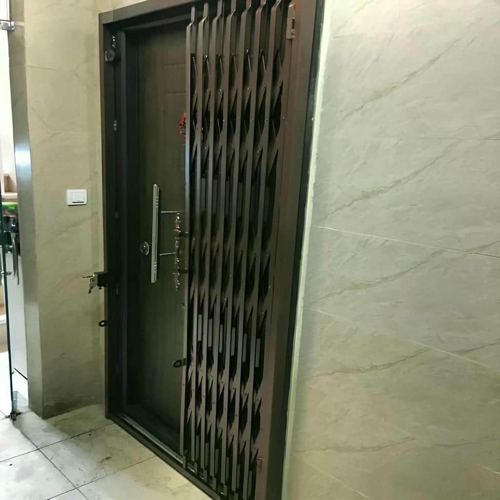خرید درب آکاردئونی حفاظ آپارتمان دوگل در مشهد