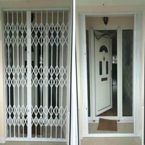 درب آکاردئونی حفاظ آپارتمان در سبزوار