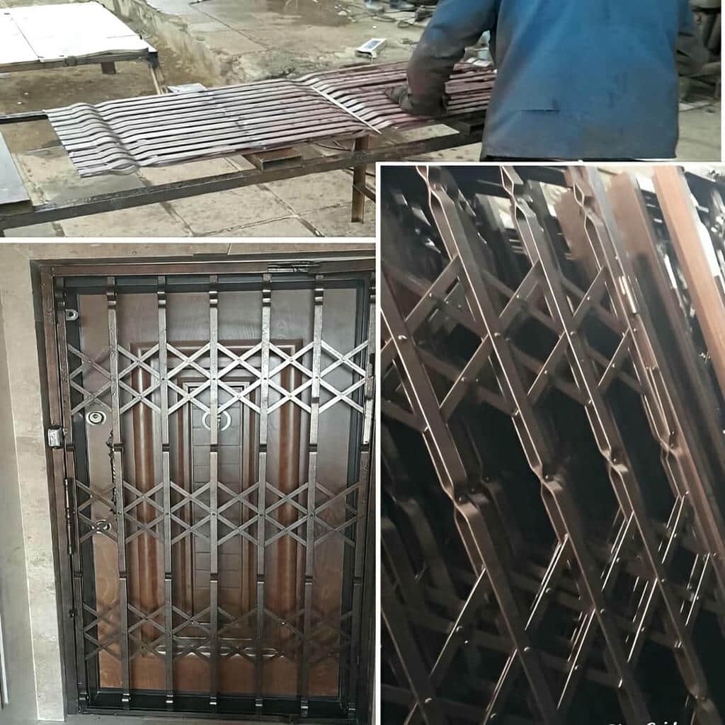 خرید درب آکاردئونی حفاظ آپارتمان دوگل در گنبدکاووس