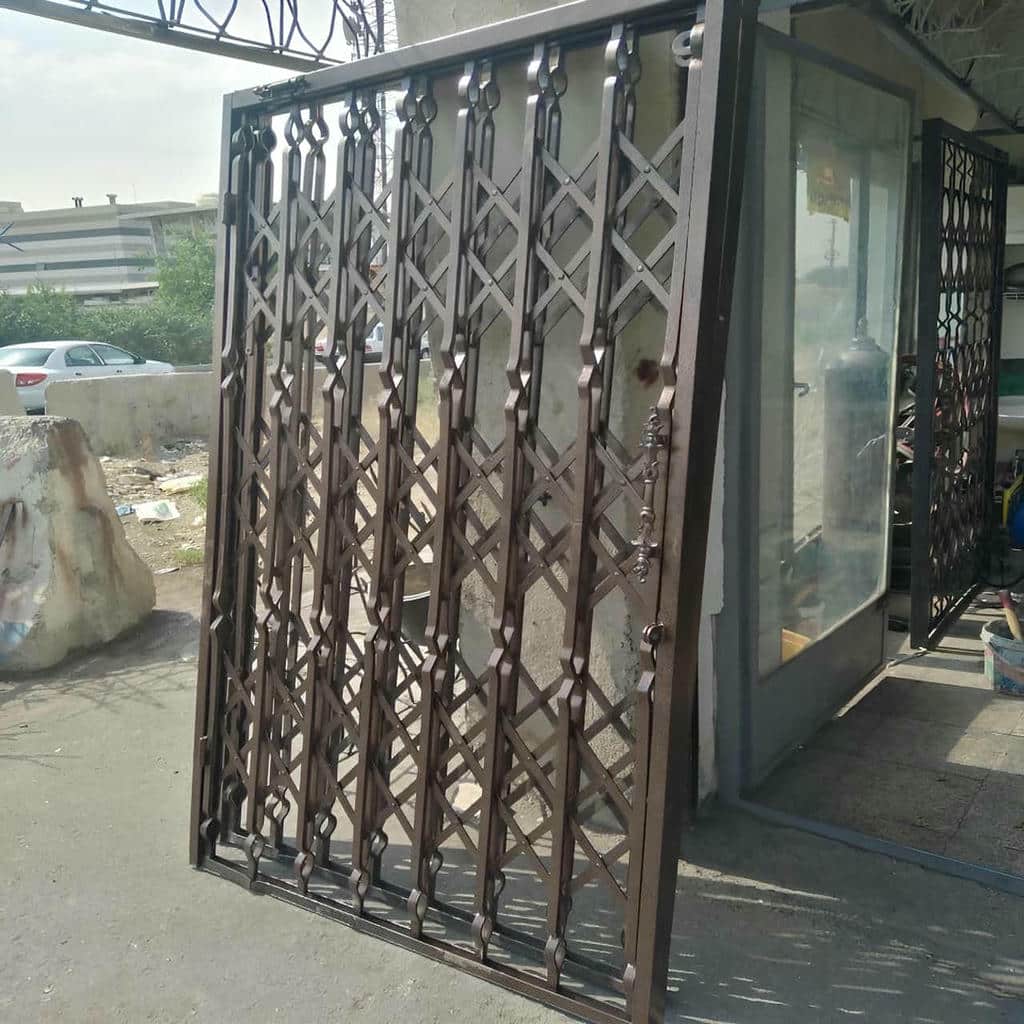 خرید درب آکاردئونی حفاظ آپارتمان دوگل در چابهار