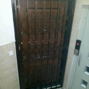 درب آکاردئونی حفاظ آپارتمان در بندرعباس