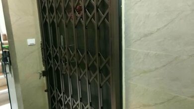 درب آکاردئونی حفاظ آپارتمان در ایرانشهر