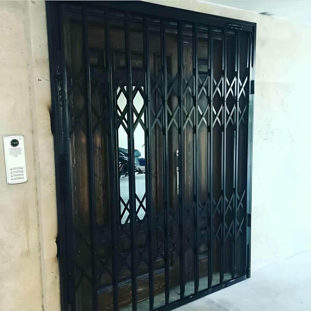 فروش درب آکاردئونی حفاظ آپارتمان تمام گل در نوشهر