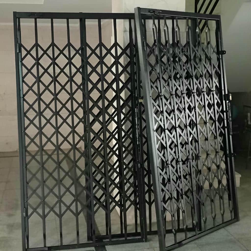 فروش درب آکاردئونی حفاظ آپارتمان تمام گل در چابهار