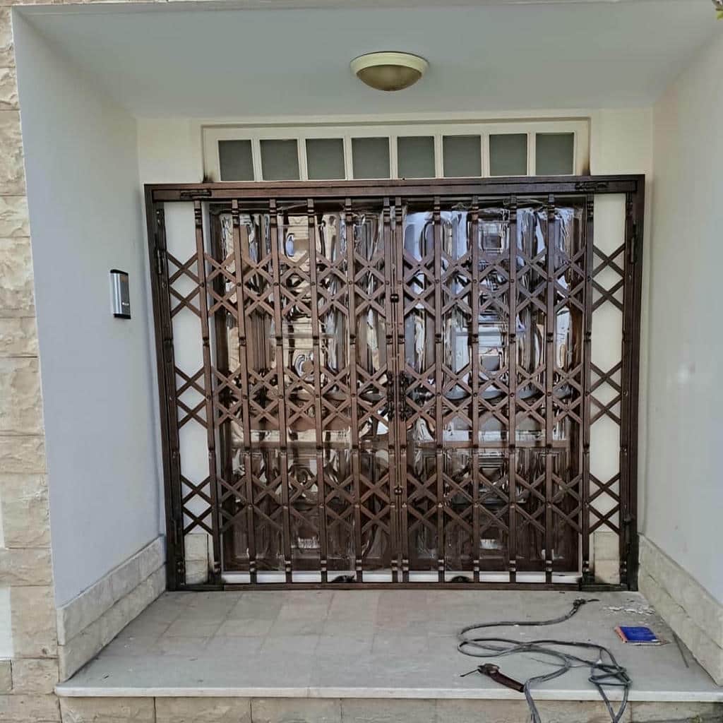 قیمت درب آکاردئونی حفاظ آپارتمان تسمه تقویتی در آمل