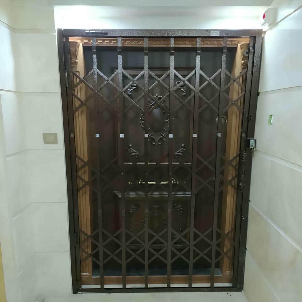 خرید درب آکاردئونی حفاظ آپارتمان دوگل در اهواز