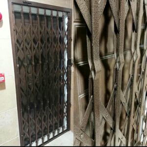 درب آکاردئونی حفاظ آپارتمان در قائمشهر