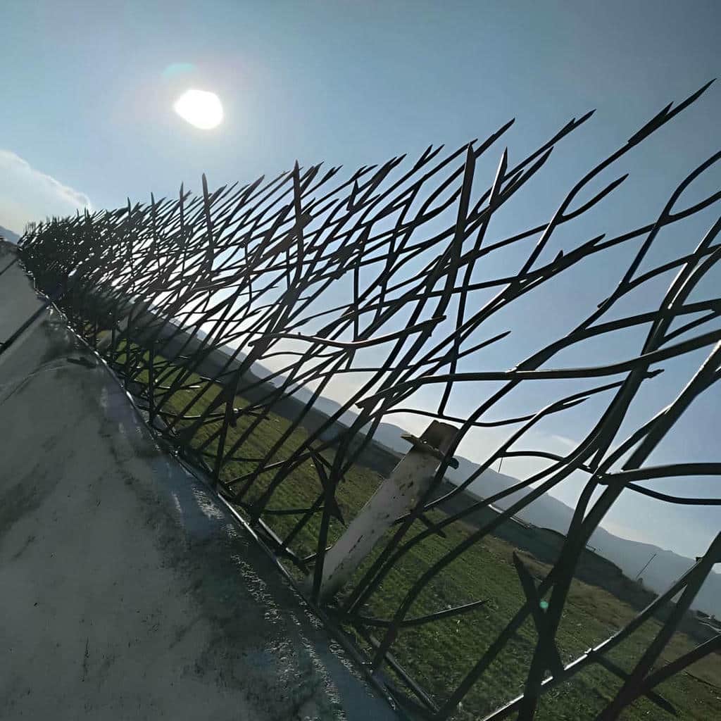 کارخانه حفاظ شاخ گوزنی دیوار ساختمان فولاد صنعتی در اشتهارد