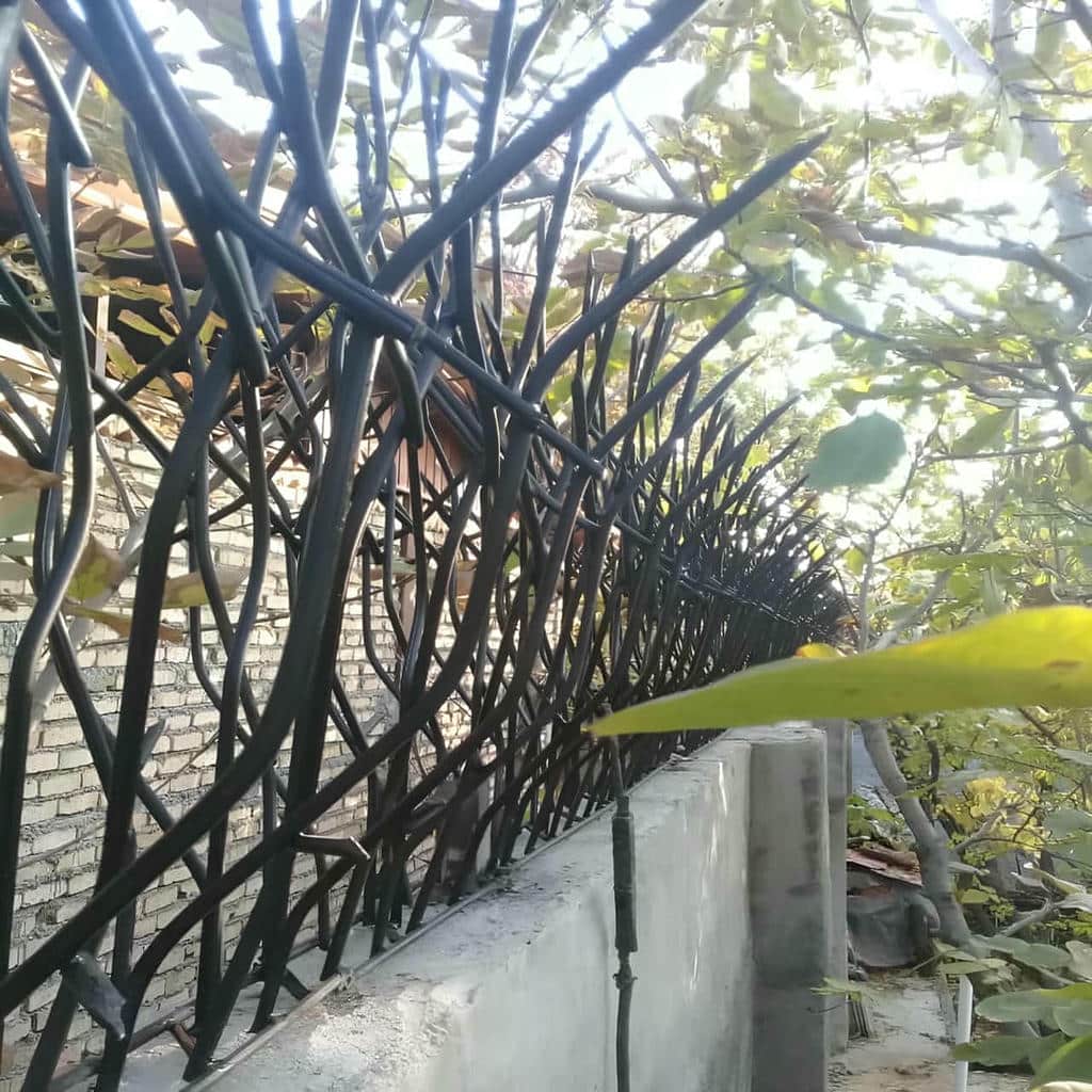 کارخانه حفاظ شاخ گوزنی دیوار ساختمان شاخه درهم در استان خوزستان